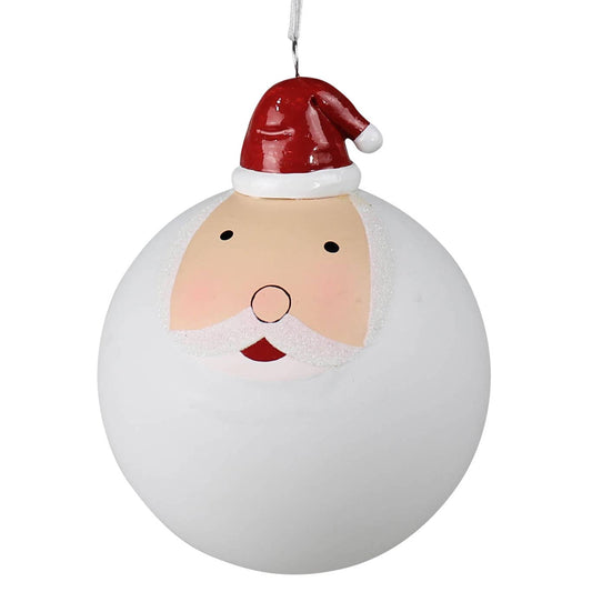 HomArt - Santa Head Ornament, Glass