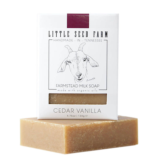 Little Seed Farm - Cedar Vanilla Bar Soap - Warm & Woodsy