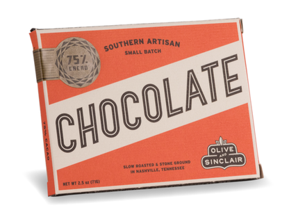 Olive & Sinclair Chocolate - 75% Dark Chocolate Bar