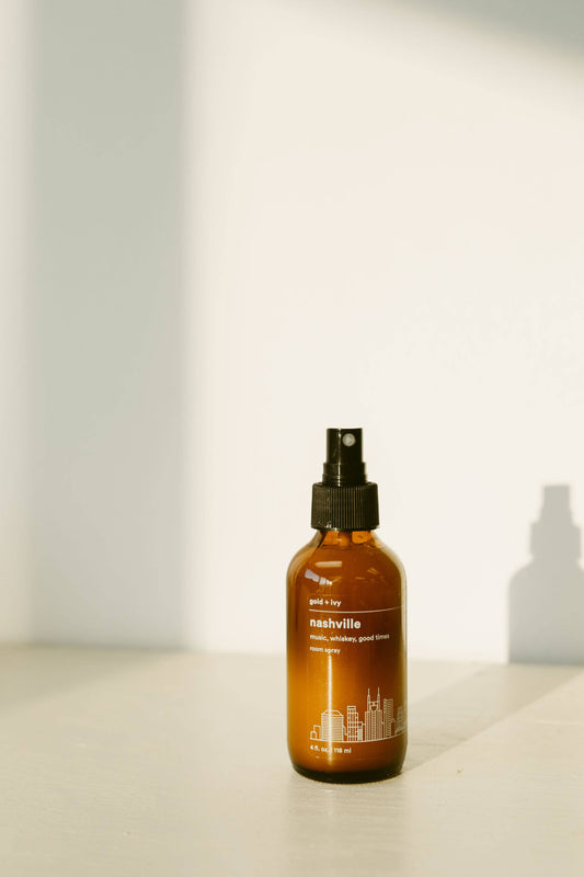 gold + ivy - Nashville room spray - oakmoss, amber, orange