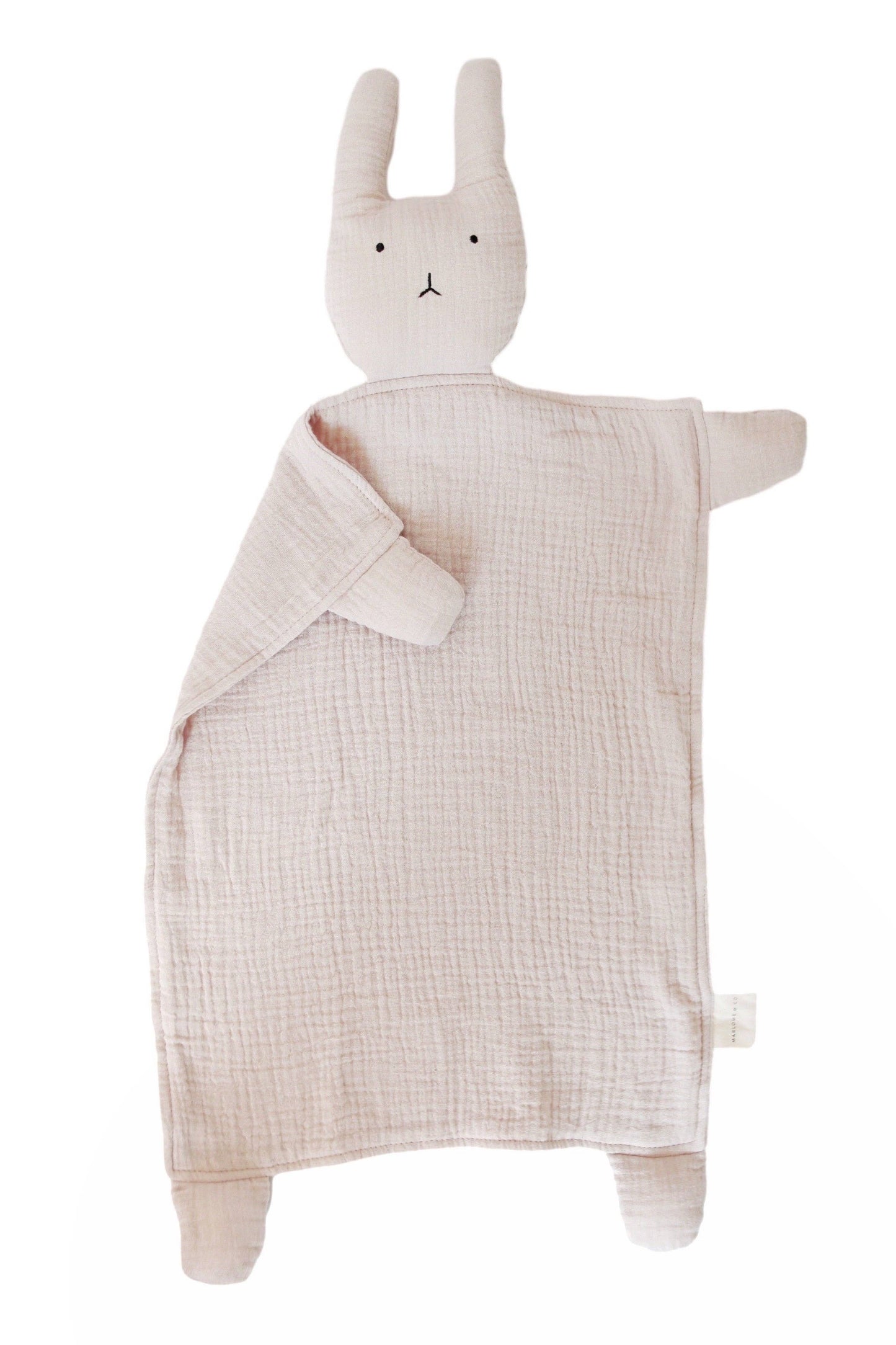 Marlowe & Co - Natural Sand Bunny Lovey Blanket