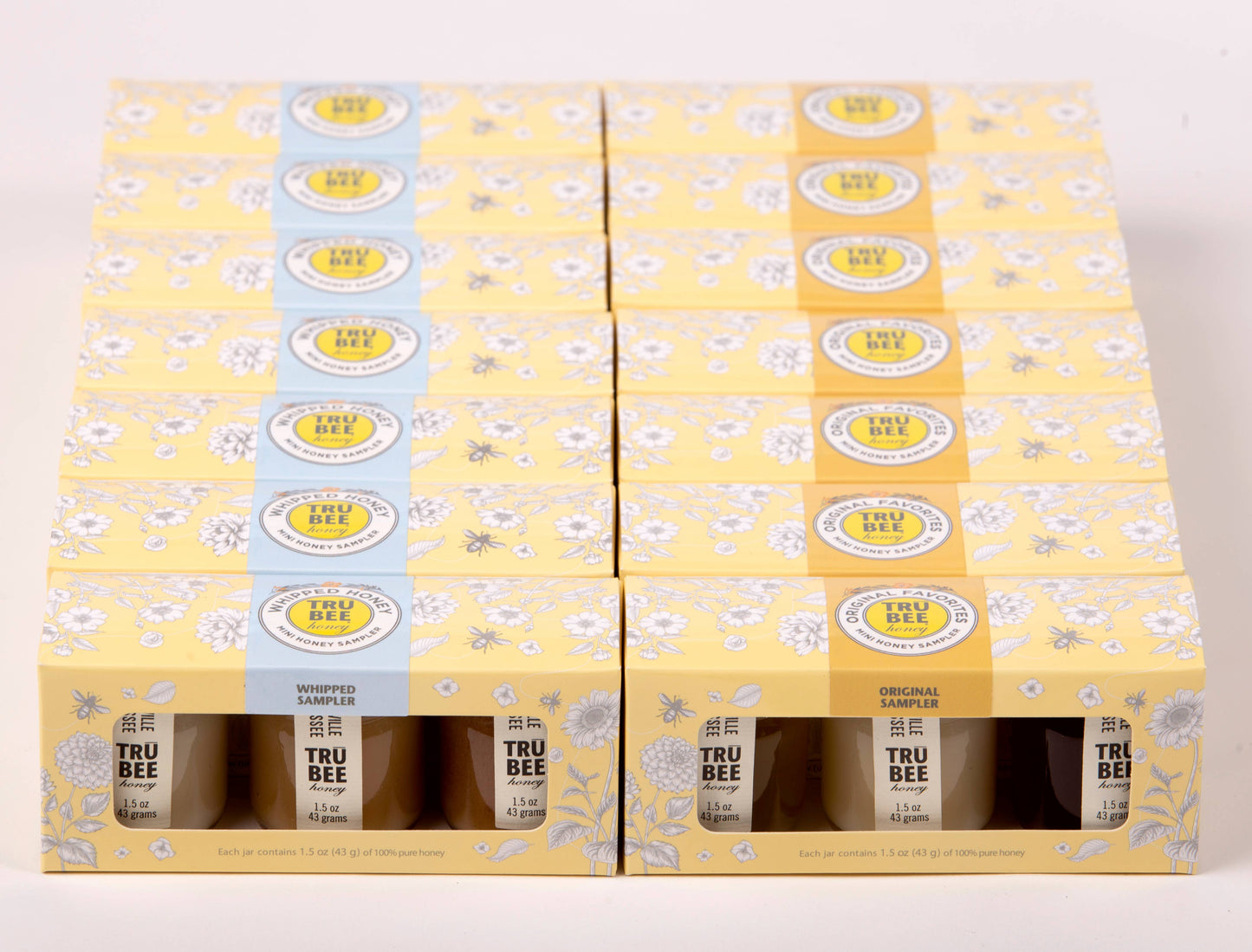 TruBee Honey - Mini Honey Sampler trio - ORIGINAL