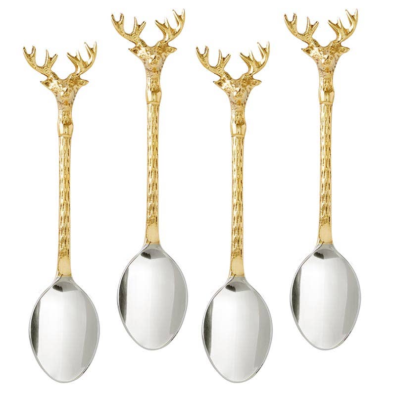 Santa Barbara Design Studio by Creative Brands - Stag Charcuterie Essentials Spoons - Set of 4