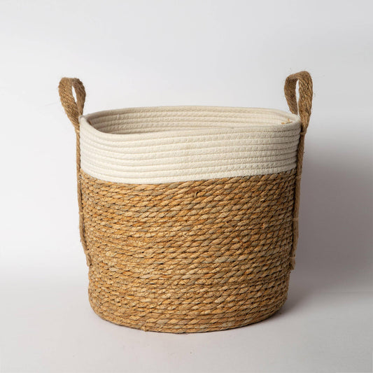 Porto Boutique - 819 - Seagrass Basket with handles: Large
