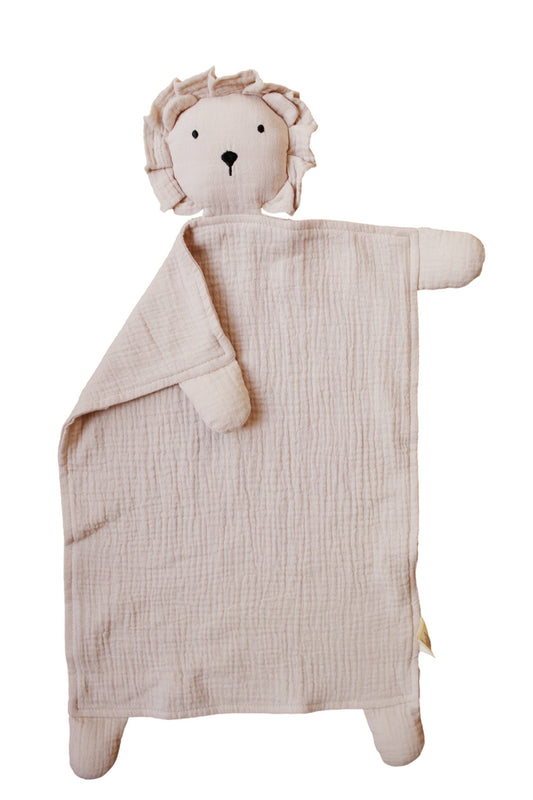 Marlowe & Co - Natural Sand Lion Lovey Blanket