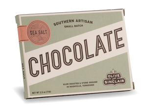 Olive & Sinclair Chocolate - Dark Sea Salt Chocolate Bar